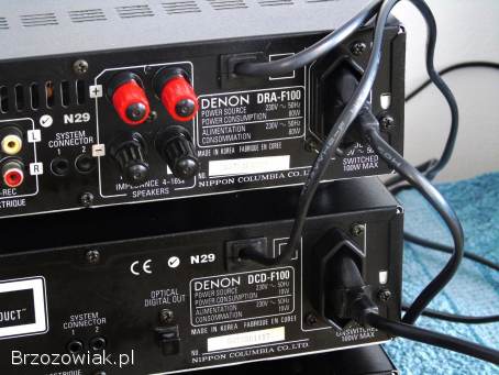 Wieża Denon Amplituner RDS CD Mag AUX PHONO.  DOSTAWA