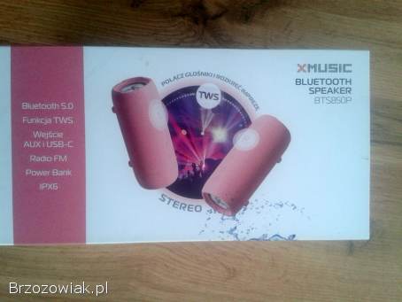 Głośnik bezprzewodowy Xmusic Bluetooth NOWY mocny 30 stuki1