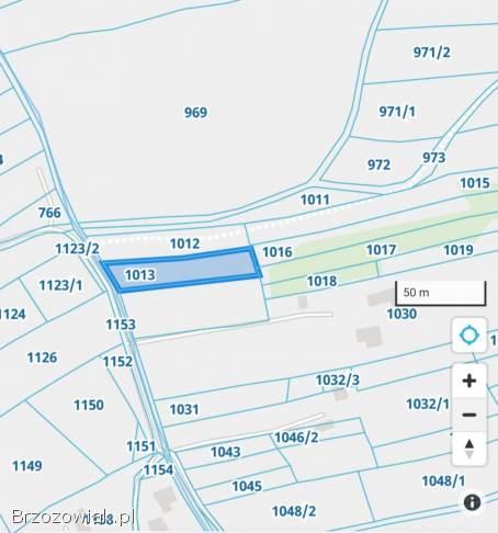 Działka rolna Jakla Mała Brzozów 33ar