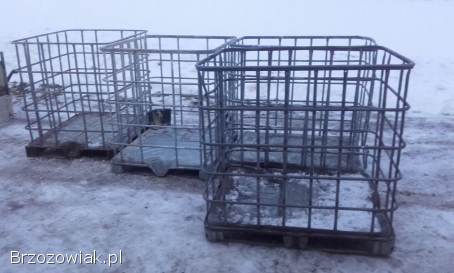 Kosze metalowe po mauzerach 1000l