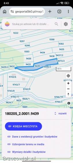 Działka budowlana WZ 20,  5ar Blizne