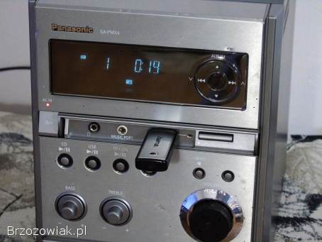 Wieża Panasonic SA-PMX4 USB mp3 RDS CD AUX DOSTAWA