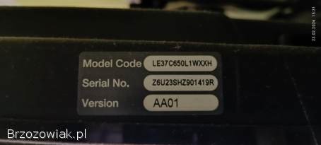 Telewizor LCD Samsung LE37C650L1W 37 HD Ready czarny