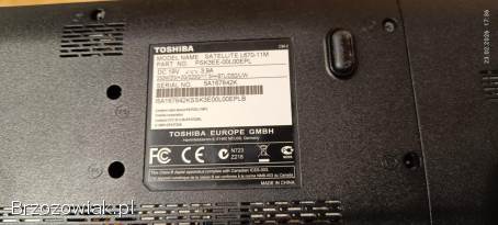Laptop Toshiba Satellite L670-11M (na części) + bateria 4200 mAh