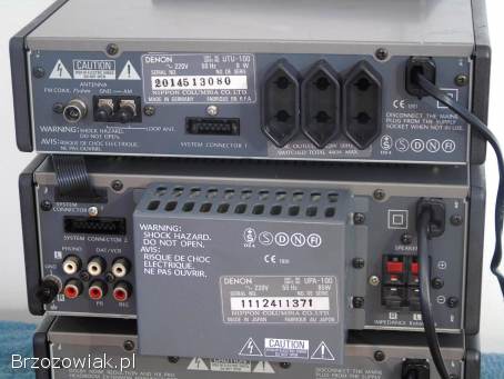 Wieża Denon pilot Wzmacniacz Radio CD Mag AUX PHONO.  DOSTAWA