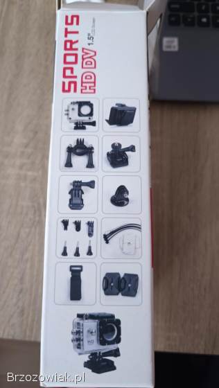 Kamera sportowa FULL HD SJ4000 wiele dodatków