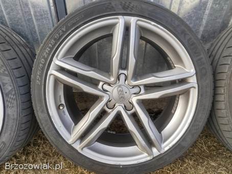 Koła 5x112 AUDI A3 A4 18 225/40R18 2021rok 6mm opony lato KUMHO