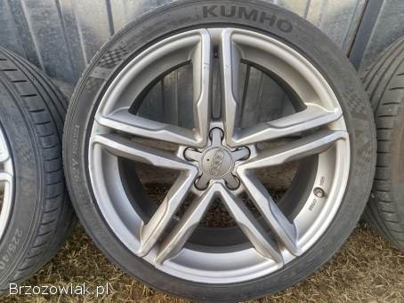 Koła 5x112 AUDI A3 A4 18 225/40R18 2021rok 6mm opony lato KUMHO