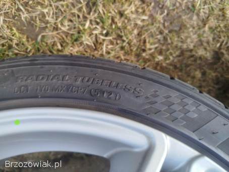 Koła 5x112 AUDI A3 A4 18 225/40R18 2021rok 6mm opony lato KUMHO