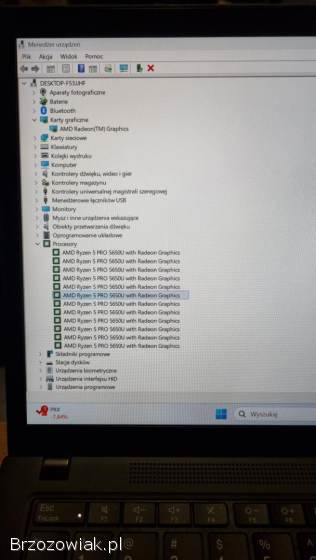 Lenovo ThinkPad X13 Gen 2 Dotyk Ryzen 5 Pro 5650U 16GB DDR5 512GB SSD