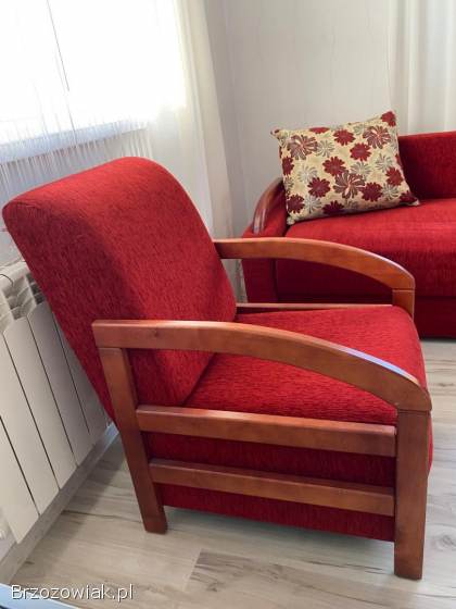 Sprzedam kanapę+fotel+3poduszki 700zł