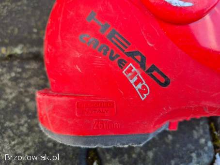 Narty 100cm + kijki regulowane 80 do 105cm