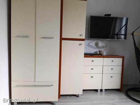 Meble: szafa,  komoda,  półka,  komoda.