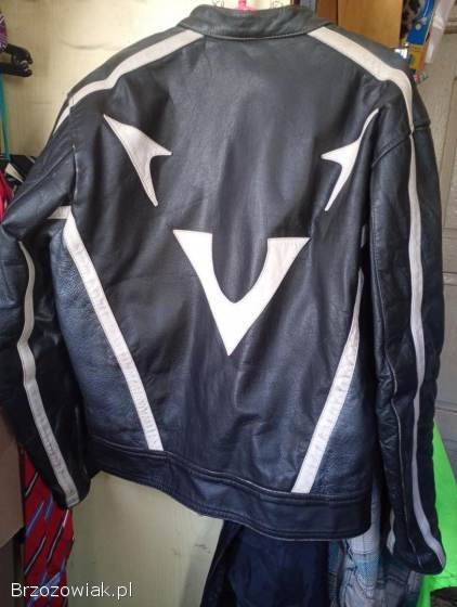 Kurtka motocyklowa skórzana rozmiar M