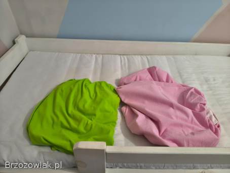 Łóżko dziecięce drewniane 160x80 z materacem