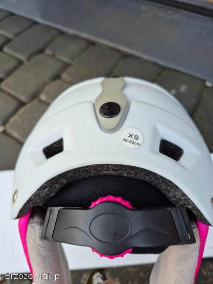 Kask narciarski dziecięcy regulowany rozmiar XS 48-52cm stan bardzo dobry