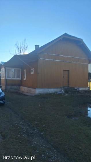 Dom drewniany działka 18ar i budynek gospodarczy