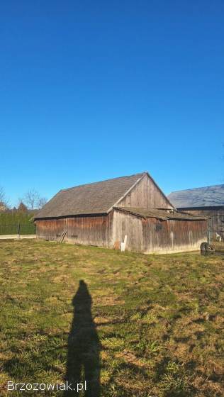 Dom drewniany działka 18ar i budynek gospodarczy