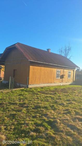 Dom drewniany działka 18ar i budynek gospodarczy