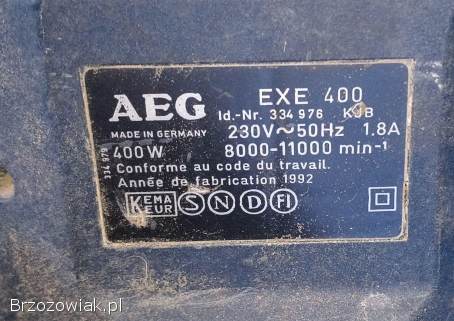Szlifierka mimośrodowa AEG EXE 400