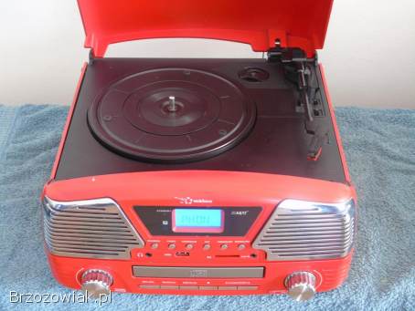 Gramofon z radiem USB SD mp3 AUX i głośniki.  DOSTAWA.