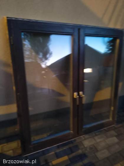 Okna drewniane z demontażu
