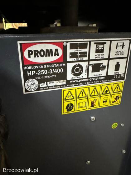 Strugarko-grubościówka PROMA