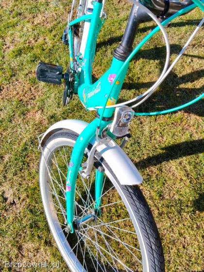 Rower 24 Kands Giulietta miętowa