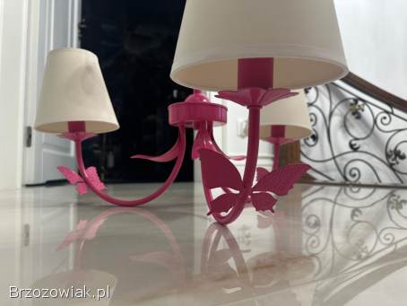 Sprzedam lampę do pokoju dziecięcego oraz 2 lampki motyle