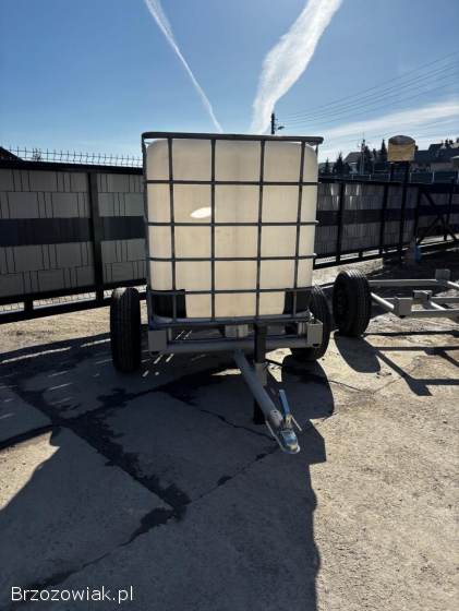 Przyczepka pod mazuer (beczka 1000l)