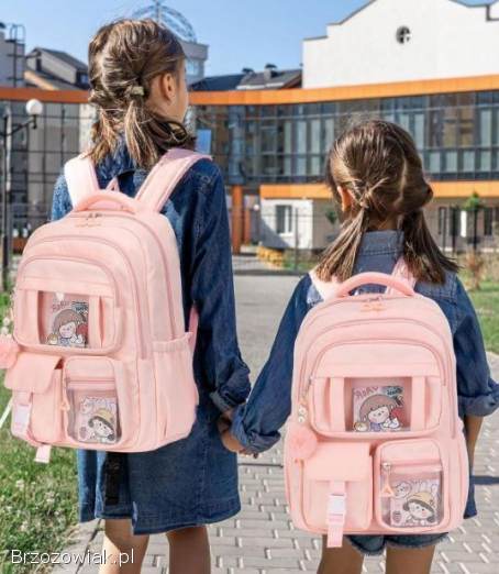 Plecak szkolny różowy NOWY