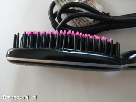 Prostownica i szczotka (2 w 1) do włosów U-Kiss