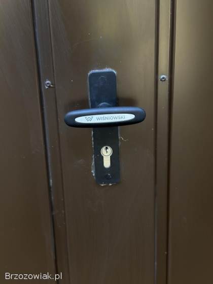 Sprzedam drzwi garażowe wiśniowski z drzwiami wejściowymi