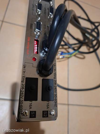 Przełącznik zasilania 1faz STS 16A