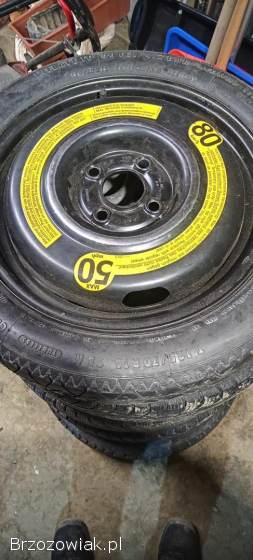 4×alufelgi z oponami zimowymi +dojazdówka