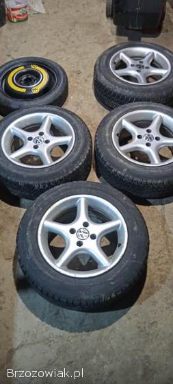 4×alufelgi z oponami zimowymi +dojazdówka