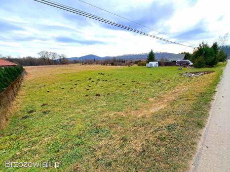 Działka nad rzeką Olszanka z warunkami zabudowy 42,  5 ar Myczkowce,  gmina Solina