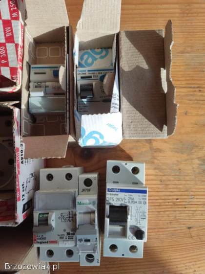 Na sprzedaż wyłączniki nadprądowe ES