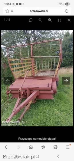 Przyczepa samozbierająca