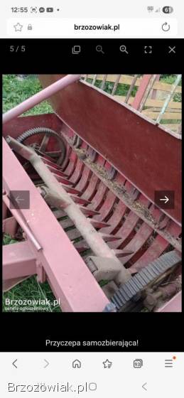 Przyczepa samozbierająca