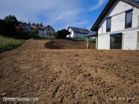 Usługi minikoparka,  wozidlem,  przyłącza wod-kan