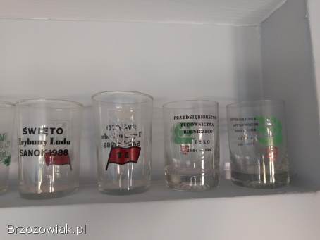 Szklanki szkło Sanok,  Brzozów,  Uherce i okolice