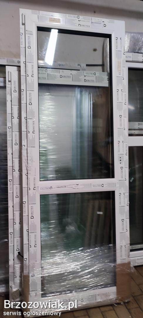 Drzwi balkonowe 840x2240 Drutex Iglo Energy