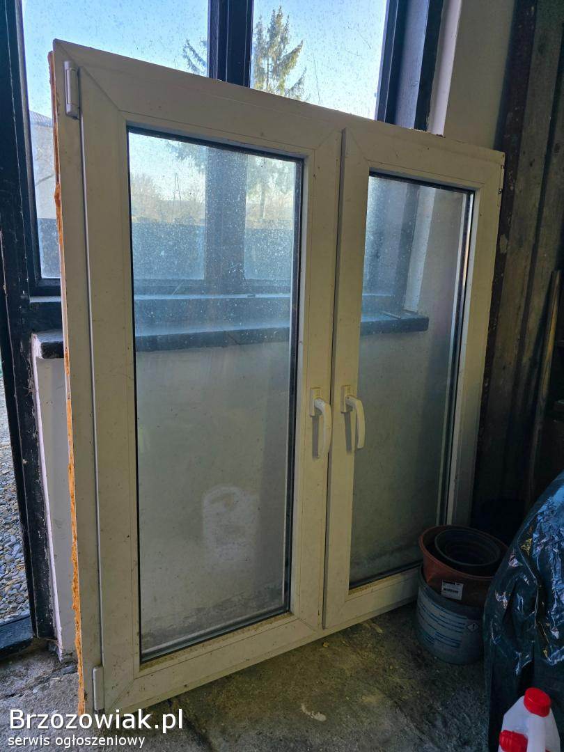 Okna dwuszybowe PCV używane