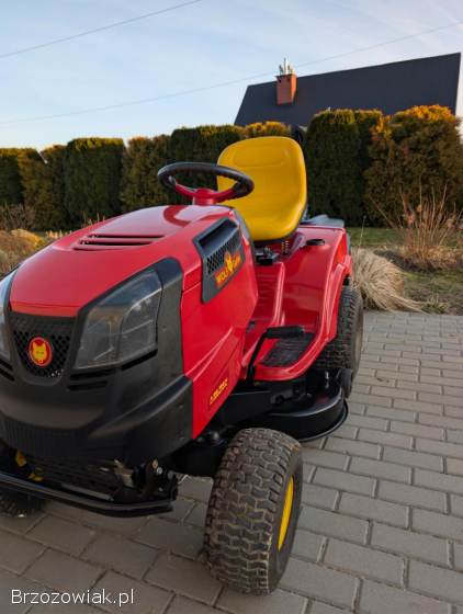 Kosiarka traktorek WOLF Garten 16,  5 KM + podnośnik