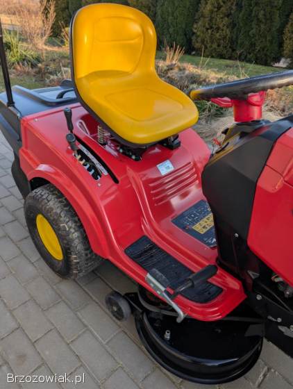 Kosiarka traktorek WOLF Garten 16,  5 KM + podnośnik