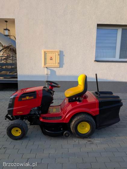 Kosiarka traktorek WOLF Garten 16,  5 KM + podnośnik
