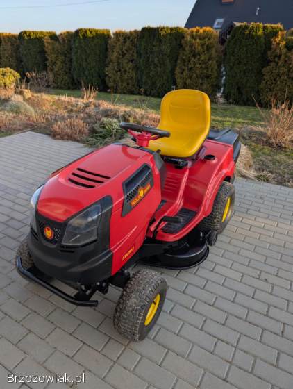 Kosiarka traktorek WOLF Garten 16,  5 KM + podnośnik