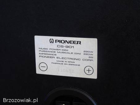 Kol.  Pioneer CS-901 spr.  bas 30 cm.  DOSTAWA.