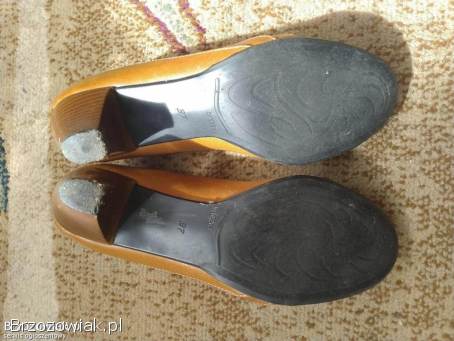 Mało używane,  skórzane buty damskie r.  37